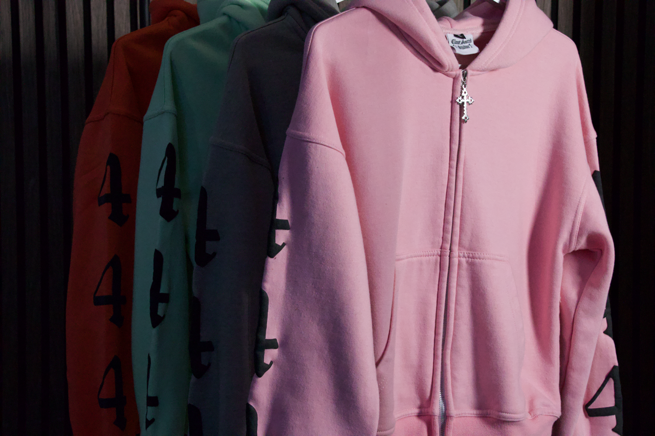 444 Covered in His Protection — Zip-Up Hoodie