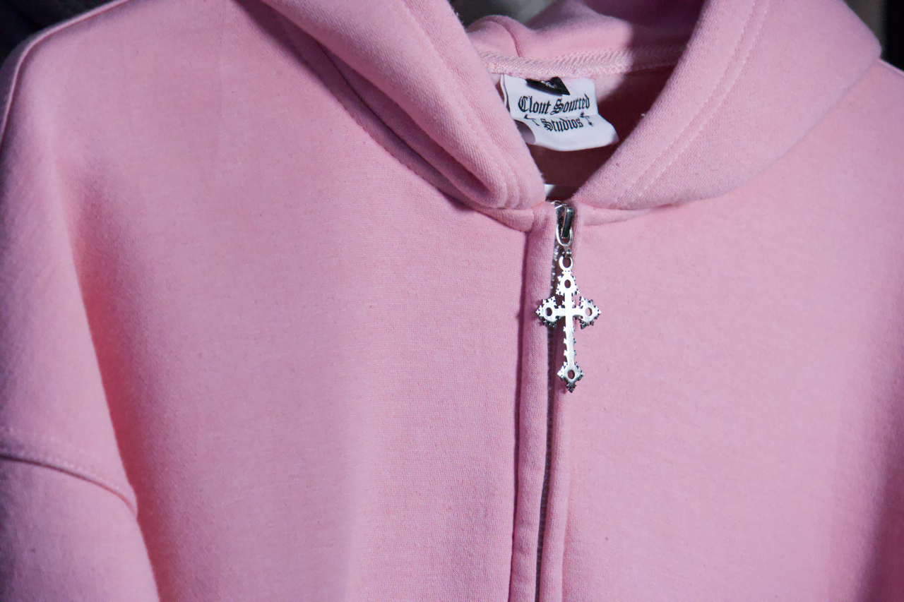 444 Covered in His Protection — Zip-Up Hoodie