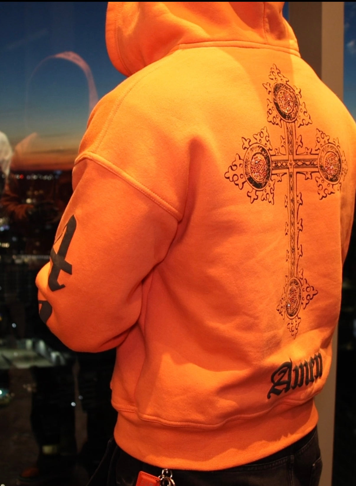 444 Covered in His Protection — Zip-Up Hoodie